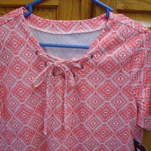 NWT WOMEN'S GLORIA VANDERBILT PULLOVER BLOUSE/TOP